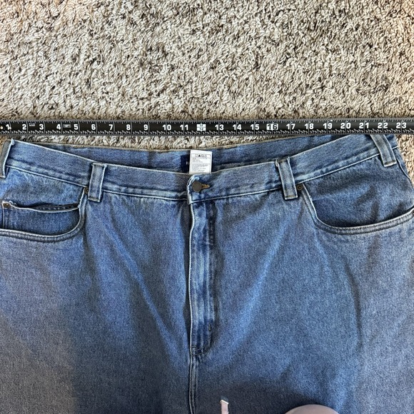 Harbor Bay Denim Blue Jeans 58805 Men's 48x32 (45x31.5) - Picture 5 of 11